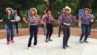 Chattahoochee Line Dance By Andy S Thailand [upl. by Karney225]