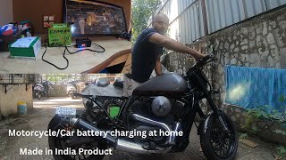 Digitronix Portable Battery Charger for Motorcycle amp Car  Cheap battery charger  Marathi Manus [upl. by Siulesoj]