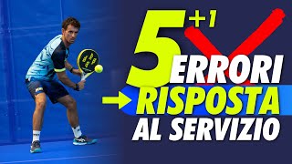 La RISPOSTA al SERVIZIO nel PADEL ❌ 51 ERRORI 🎾 Tutorial ITALIANO con MAESTRO NAZIONALE 🇮🇹 [upl. by Paulson]