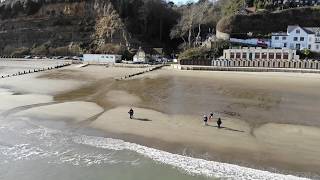 Shanklin beach Isle of Wight on a sunny February day [upl. by Larner]