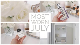 Most Worn Perfumes July 2021 [upl. by Ronoc]