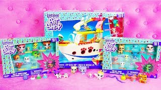 MEGA LPS UNBOXING  Littlest Pet Shop Cruise Ship [upl. by Bancroft914]