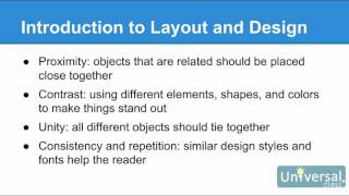 Lesson 1 Introduction to Microsoft Publisher 2016  MS Publisher 2016 Course  Universal Class [upl. by Malanie705]