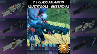 No Mans Sky  7 S Class Atlantid Multitools In Eissentam Galaxy [upl. by Gage10]