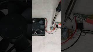 Automatic Fan Control Temperature Sensor Circuit irfz44n [upl. by Astto483]