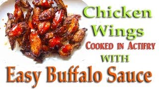 Sweet Buffalo Wings Actifry chicken recipe [upl. by Genie]