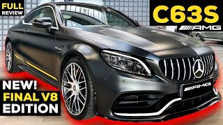 2023 MERCEDES C63S AMG Coupe NEW Final Edition THE LAST V8 BRUTAL Sound Exhaust FULL InDepth Review [upl. by Karp]