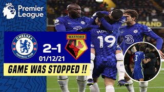 BREAKING  Watford vs Chelsea STOPPED after medical incident [upl. by Tavis]