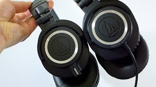 NEW Audio Technica ATHM50x comparison with Original M50 [upl. by Serg]