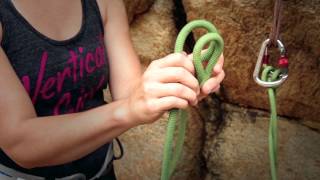 Rock Climbing Basics 4 Tying a Figure 8 knot and Clove hitch  Wild Country [upl. by Erdua]