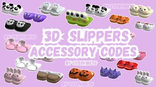 Berry Avenue Codes Slippers Accessory amp Bloxburg Codes P4 🩴 roblox Coziivibes0newvideo biniph [upl. by Colby]