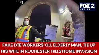 Fake DTE workers kill homeowner tie up his wife in Rochester Hills breakin [upl. by Innej]