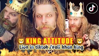 All tiktok videos of Ali khan kinglion attitudelion roardangerous status [upl. by Fortna458]