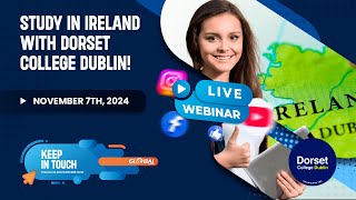 LIVE STREAM STUDY IN IRELAND WITH DORSET COLLEGE DUBLIN [upl. by Aehtna]