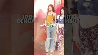 Idol kpop wanita dengan aura rambut merah 🔥 kpop trending viralvideo fyp chiquita [upl. by Olecram]