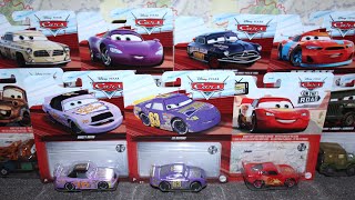 Mattel Disney Cars 2023 Case C Unboxing Crusty Lee Holley Doc Hudson Road Trip McQueen Mater Variant [upl. by Fairfield]