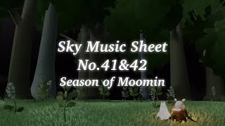 【𝐒𝐤𝐲 𝐂𝐨𝐭𝐋】 Season of Moomin Sheet No41amp42 Ensemble with Harmonica  Sky Music Cover [upl. by Ayekel]