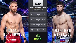 JAN BLACHOWICHZ VS MAGOMED ANKALAEV FULL FIGHT UFC 282 [upl. by Pfeffer]