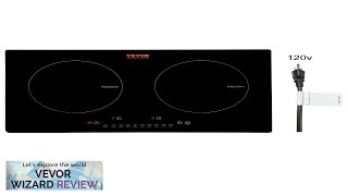 VEVOR Electric Cooktop 2 Burners 24 Induction Stove Top Builtin Magnetic Cooktop Review [upl. by Akeryt94]