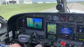 Sabris Cessna 421C Golden Eagle Engine Start [upl. by Brahear]