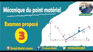 Examen proposé 3 partie cinématique et dynamique [upl. by Scottie]