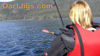 Catching Rockfish from a kayak in Southeast Alaska with Dart Jigs [upl. by Keri]