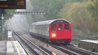 London Underground 1962 Stock 1406 and 1407 passing Theydon Bois [upl. by Downey620]