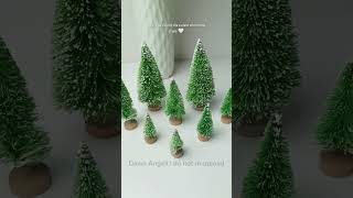 you found the cutest christmas trees mini chtistmastree christmas christmasdecor [upl. by Imoian321]