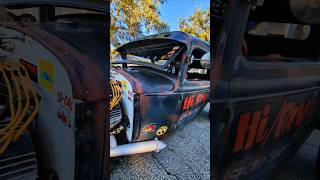 Beautiful hot rod at Cars and coffee oldschool automobile car [upl. by Valida]