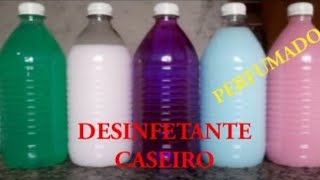 DESINFETANTE CASEIRO FÁCIL PERFUMADO [upl. by Rodama]