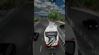 Bus menyenggol mobil Avanza bussimulatorindonesia [upl. by Asirrak]