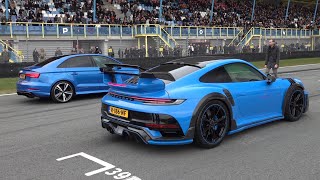 Supercars Drag Racing TechArt GT Street R RS3 Performante BRABUS 800 E63S Golf 8 R ABT RS4 [upl. by Gilus]