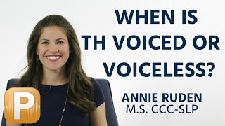 American English TH Rules Voiced or Voiceless [upl. by Lemon]