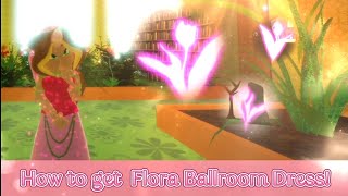 👗🌸✨Celebrity Club TUTORIAL How to get Flora Ballroom Dress✨🌸👗 [upl. by Ramal]