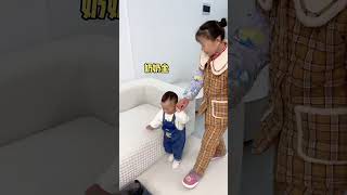 ThreeYearOld Baby Lets Dad Do Laundry So Grandma Can Rest baby funny cutecomedy [upl. by Nnylyoj512]