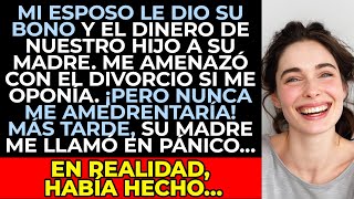 Los Ahorros De Nuestro Hijo Desaparecieron Confronté a Mi Esposo Exigió El Divorcio así Que Yo [upl. by Caressa]