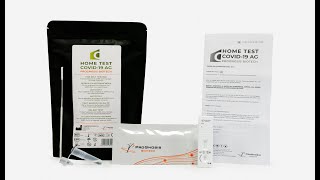 HOME TEST COVID19 AG for self testing by ProGnosis Biotech H1301 [upl. by Aron]