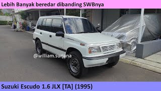 Suzuki Escudo 16 JLX TA 1995 review  Indonesia [upl. by Hufnagel]