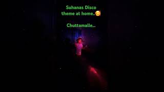 Chuttamalle vachesave cover by Little suhana in Disco theme devara chuttamallesong [upl. by Ahcas]