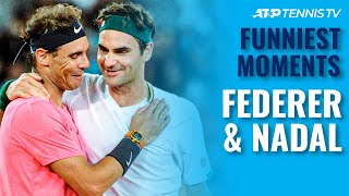 Roger Federer amp Rafael Nadal Funniest Moments in Iconic Tennis Rivalry [upl. by Attemaj498]