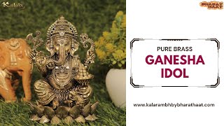 Pure Brass Ganesh Idol for Living Room [upl. by Nnad]