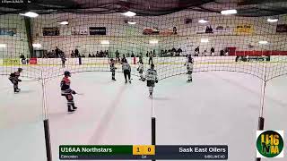 U16AA Northstars  Sask East Oilers 20241110 1st period [upl. by Jeramey]