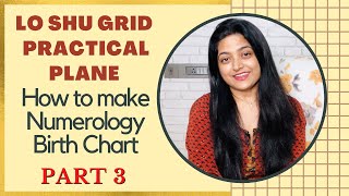 How To Make Numerology Birth Chart Part 3  Lo Shu Grid  Practical Plane  Priyanka Kuumar  Hindi [upl. by Binette]