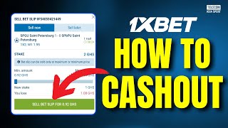 1XBet Cashout GUIDE HOW TO CASHOUT YOUR BET ON 1XBET Full Tutorial [upl. by Nonnarb60]