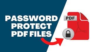 How to Password Protect a PDF Document for FREE [upl. by Dralliw]