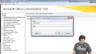 How to use the OCT  Office Customization Tool to customize Office 2013 [upl. by Ivers965]