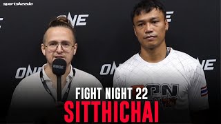 Sitthichai is back vs Masaaki Noiri  ONE Fight Night 22 [upl. by Arihk]