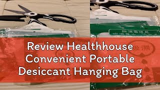 Review Healthhouse Convenient Portable Desiccant Hanging Bag Good Moisture Absorption Dehumidifier [upl. by Stesha713]