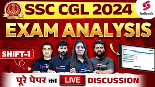 SSC CGL Analysis 2024  SSC CGL Shift 1 9 September Paper Analysis  SSC CGL Review 2024 [upl. by Oiromed]