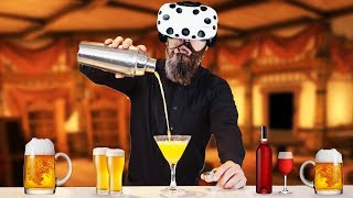 Virtual Reality Bartender Dwarf  Taphouse VR Gameplay  VR HTC Vive [upl. by Bough]